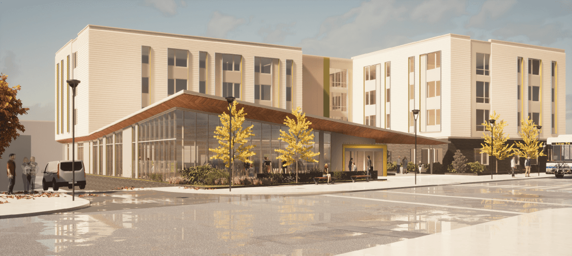 3d project of Cleveland Public Library - Walz Branch